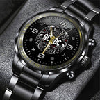 AC/DC Black Stainless Steel Watch – GNE 2200