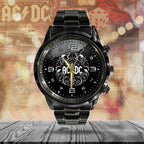 AC/DC Black Stainless Steel Watch – GNE 2200