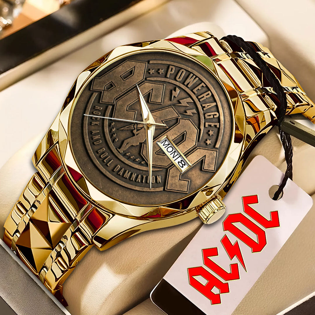 AC/DC Alloy Luxury Quartz Watch – GNE5042