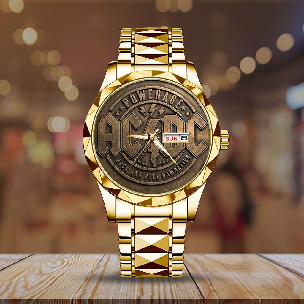 AC/DC Alloy Luxury Quartz Watch – GNE5042