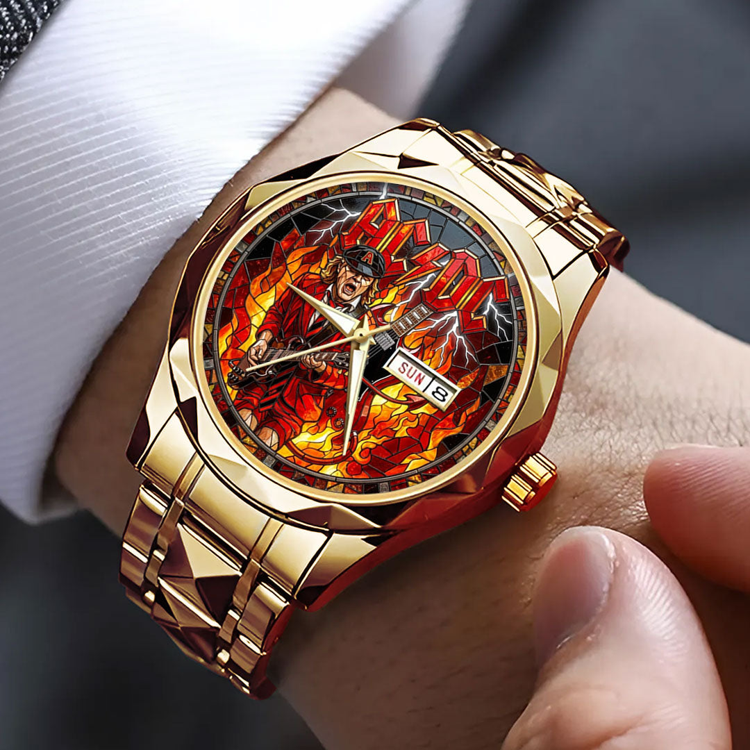 AC/DC Alloy Luxury Quartz Watch – GNE5114