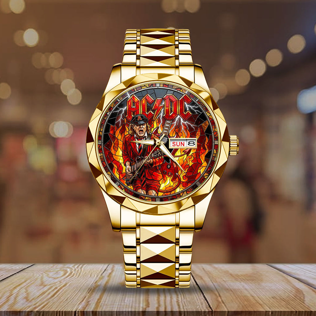 AC/DC Alloy Luxury Quartz Watch – GNE5114
