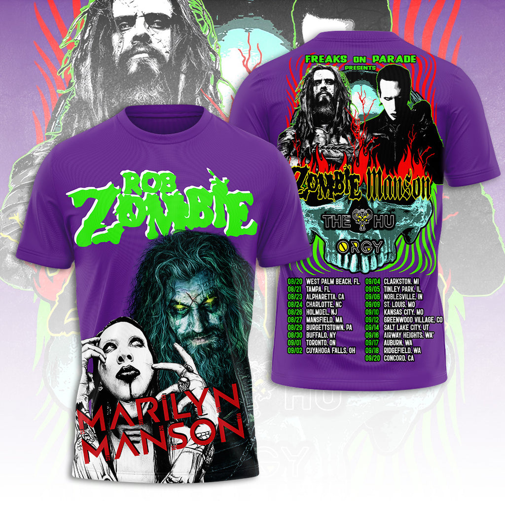 Marilyn Manson x Rob Zombie 3D Apparel – GNE5145