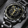 AC/DC Black Stainless Steel Watch – GNE NEW457