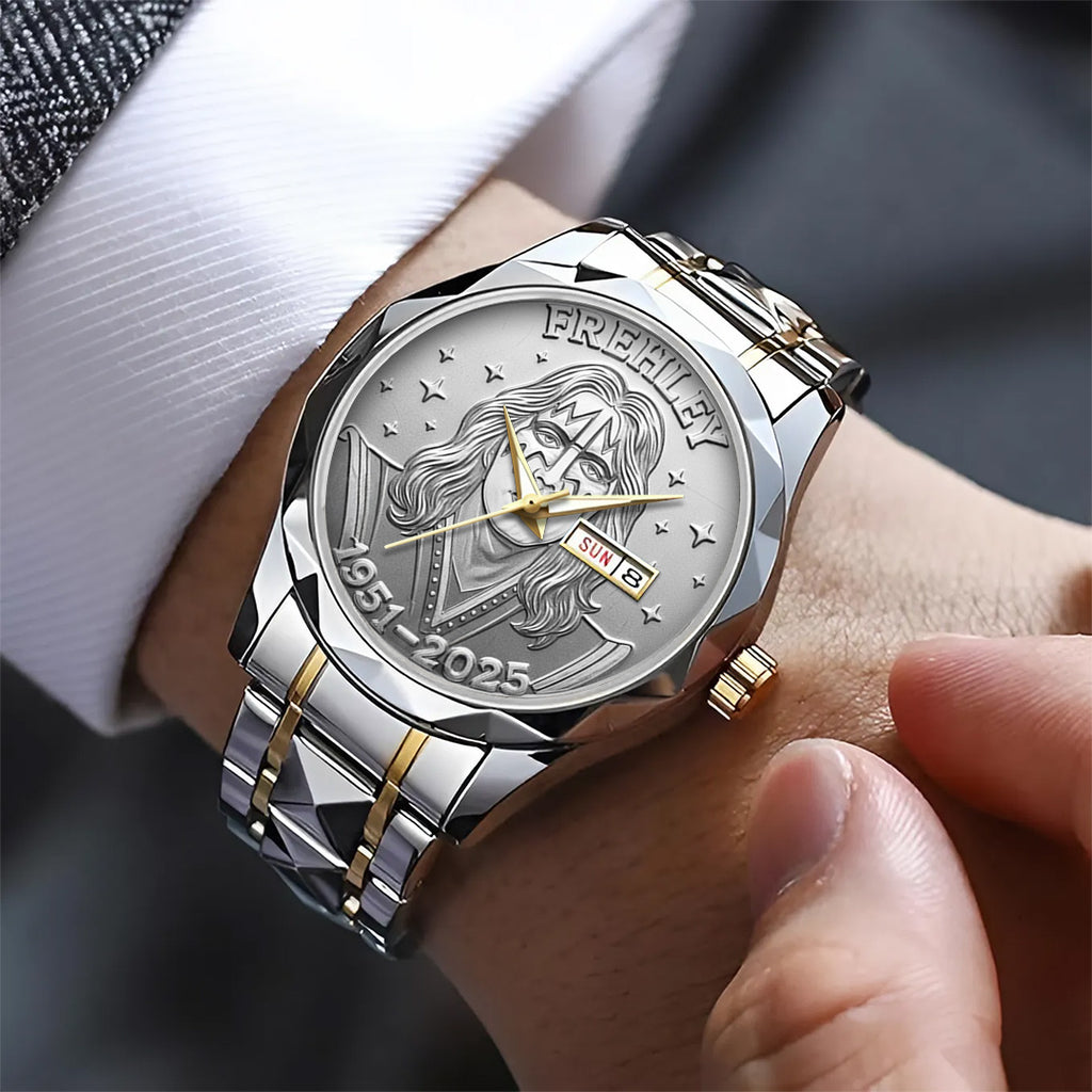 KISS x Ace Frehley Alloy Luxury Quartz Watch – GNENEW697