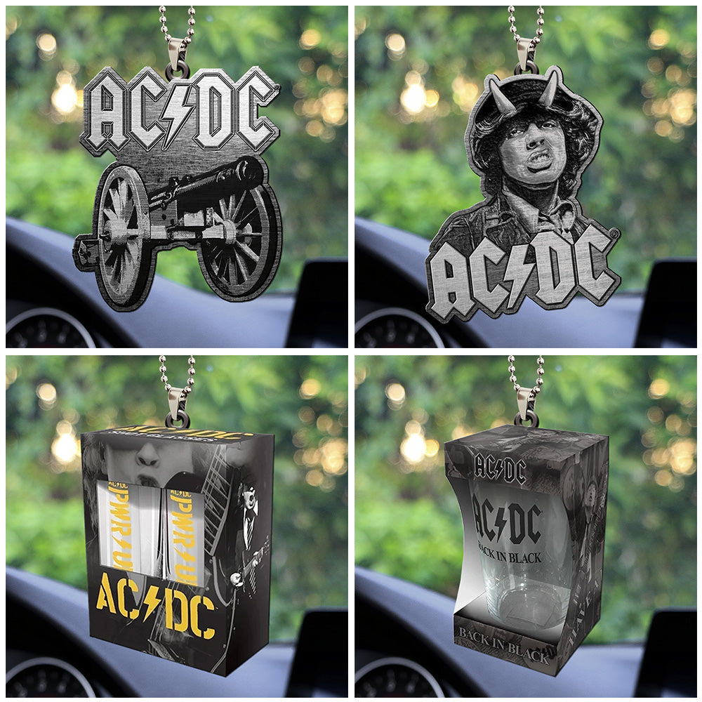 4PCS AC/DC Custom Shape 1-Side Printed Acrylic Car Ornament – GNENEW773