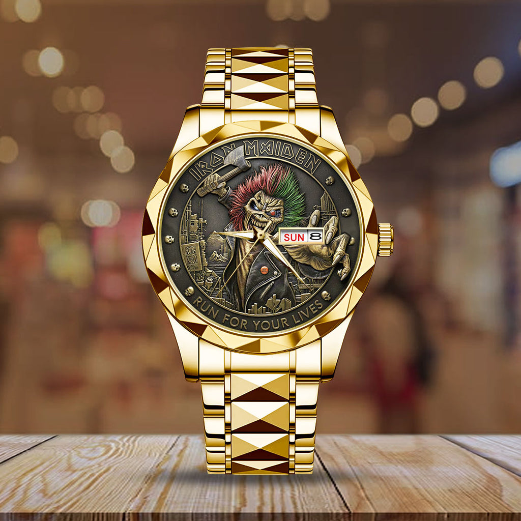 Iron Maiden Alloy Luxury Quartz Watch – GNENEW817