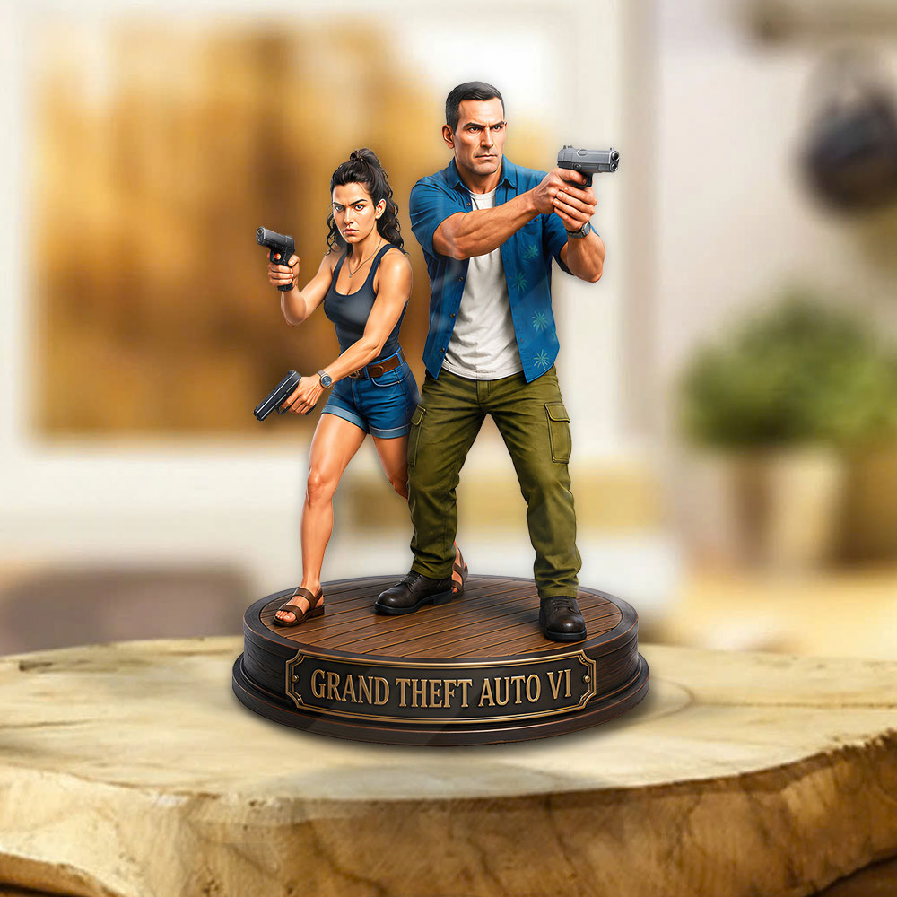 Grand Theft Auto VI Custom Shape Acrylic Plaque – TANTN23977