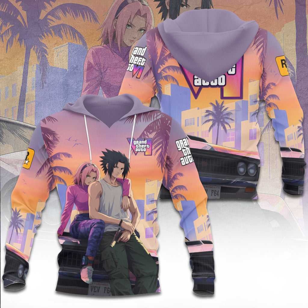 Grand Theft Auto VI x Sasuke x Sakura 3D Apparel – TANTN24207