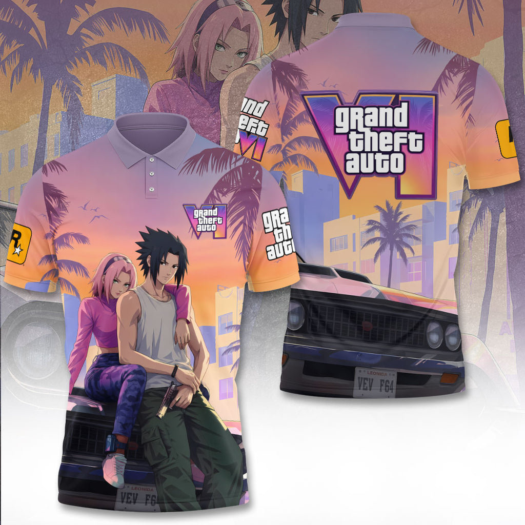 Grand Theft Auto VI x Sasuke x Sakura 3D Apparel – TANTN24207