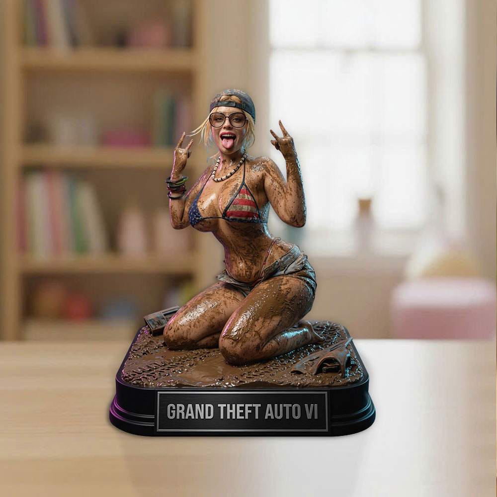 Grand Theft Auto VI Custom Shape Acrylic Plaque – TANTN23932
