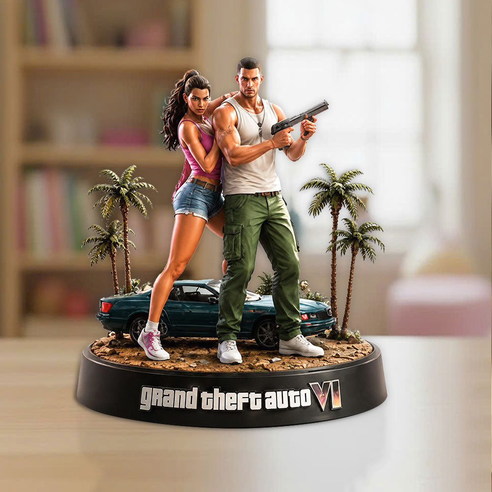 Grand Theft Auto VI Custom Shape Acrylic Plaque – TANTN23887