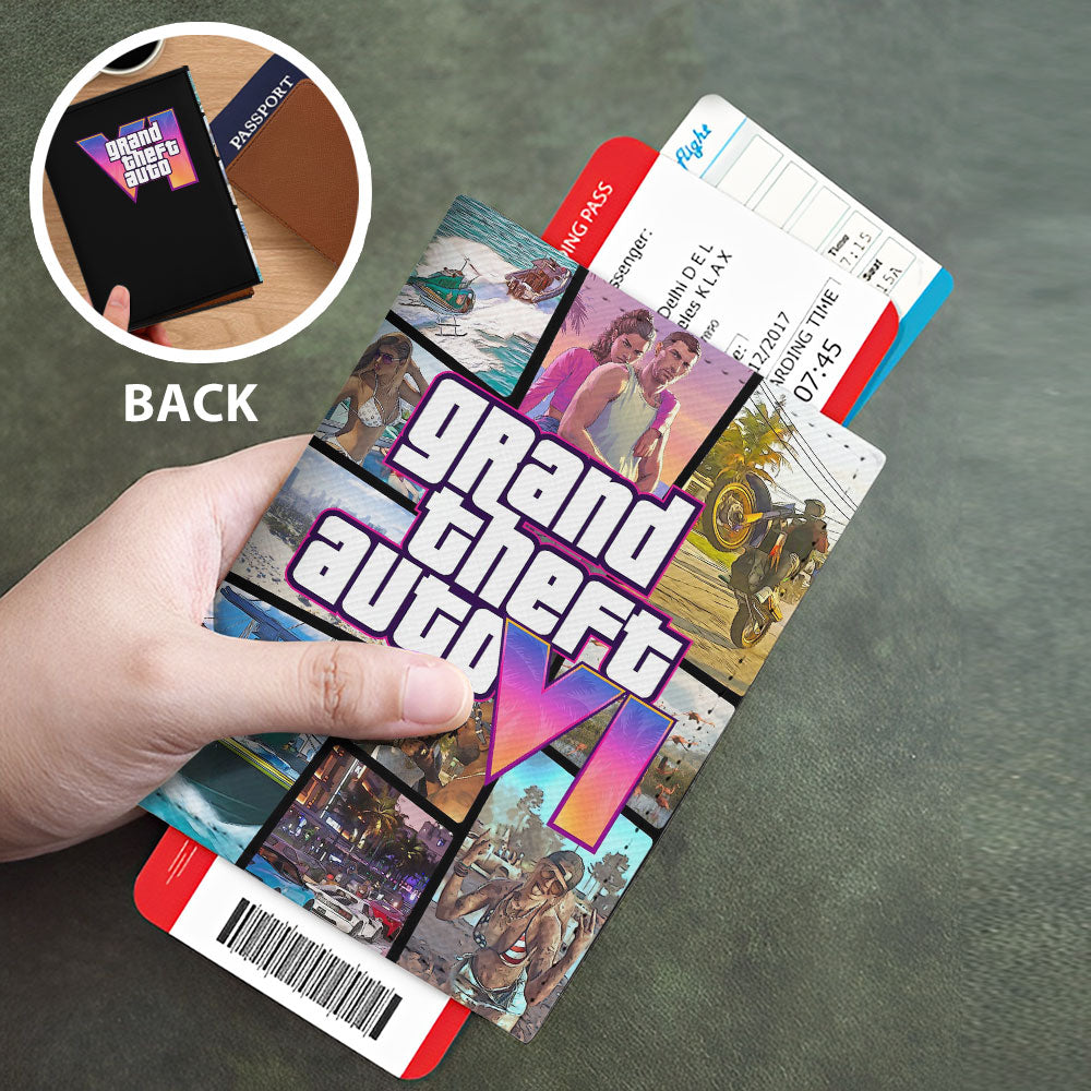 Grand Theft Auto VI Leather Passport Cover – TANTN24021