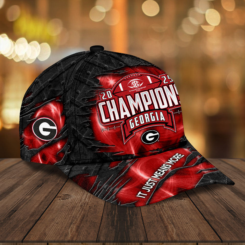 Georgia Bulldogs Football 2025 SEC Champions Classic Cap – HOATT14980
