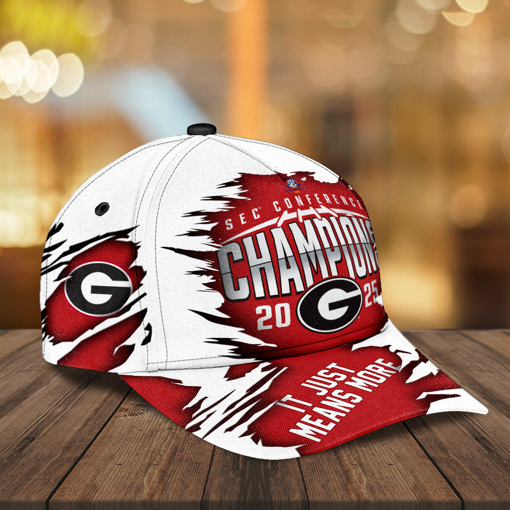Georgia Bulldogs Football 2025 SEC Champions Classic Cap – MAITM14034