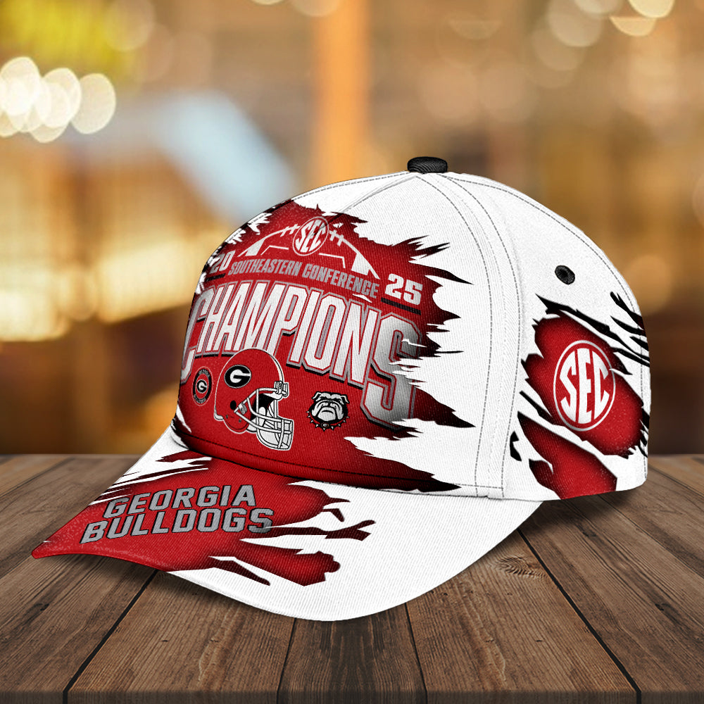 Georgia Bulldogs Football 2025 SEC Champions Classic Cap – MAITM14035