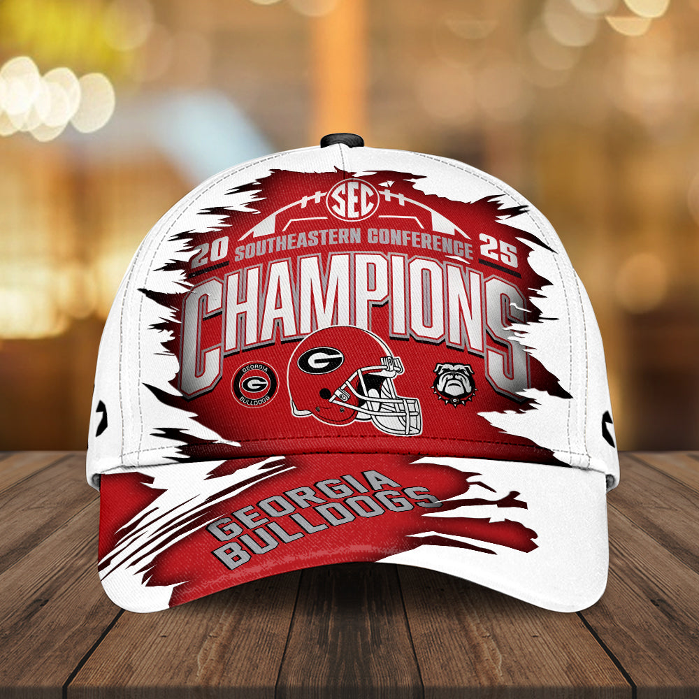 Georgia Bulldogs Football 2025 SEC Champions Classic Cap – MAITM14035