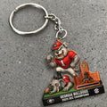 Georgia Bulldogs Football 2025 SEC Champions Custom Shape 2-sided Keychain – MAITM14011