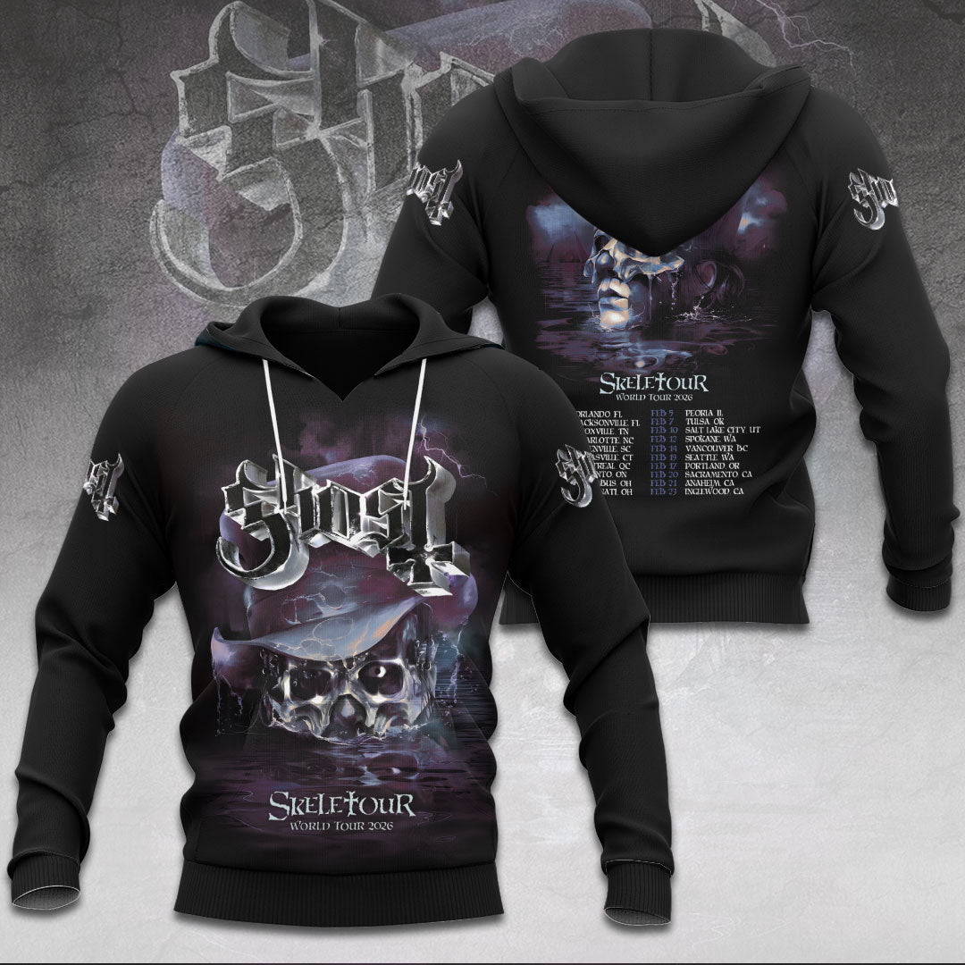 Ghost Band Tour 2026 3D Apparel – TANTN17915