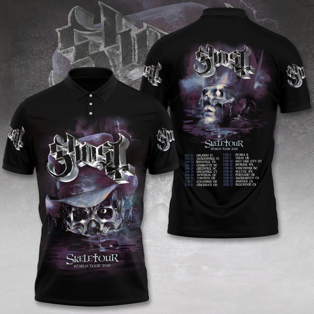 Ghost Band Tour 2026 3D Apparel – TANTN17915