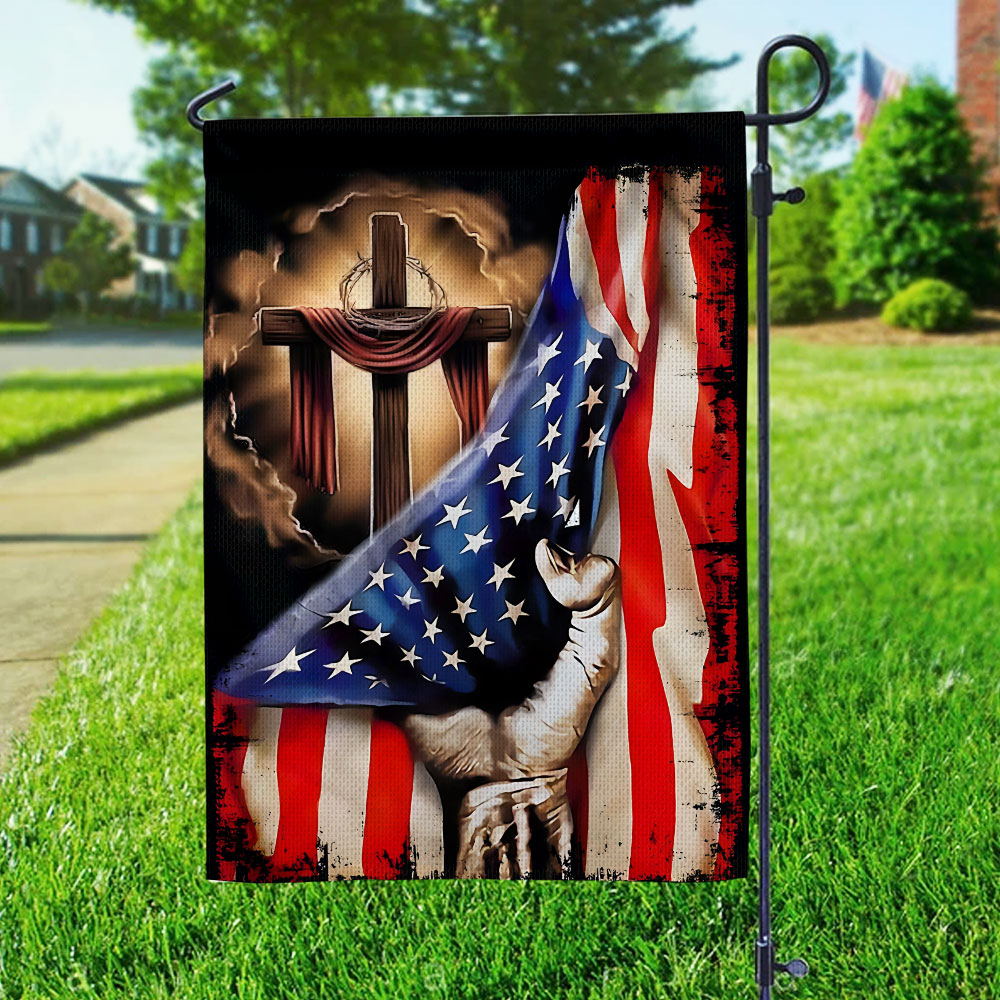 God Bless America Double-side Garden Flag – TANTN 14994