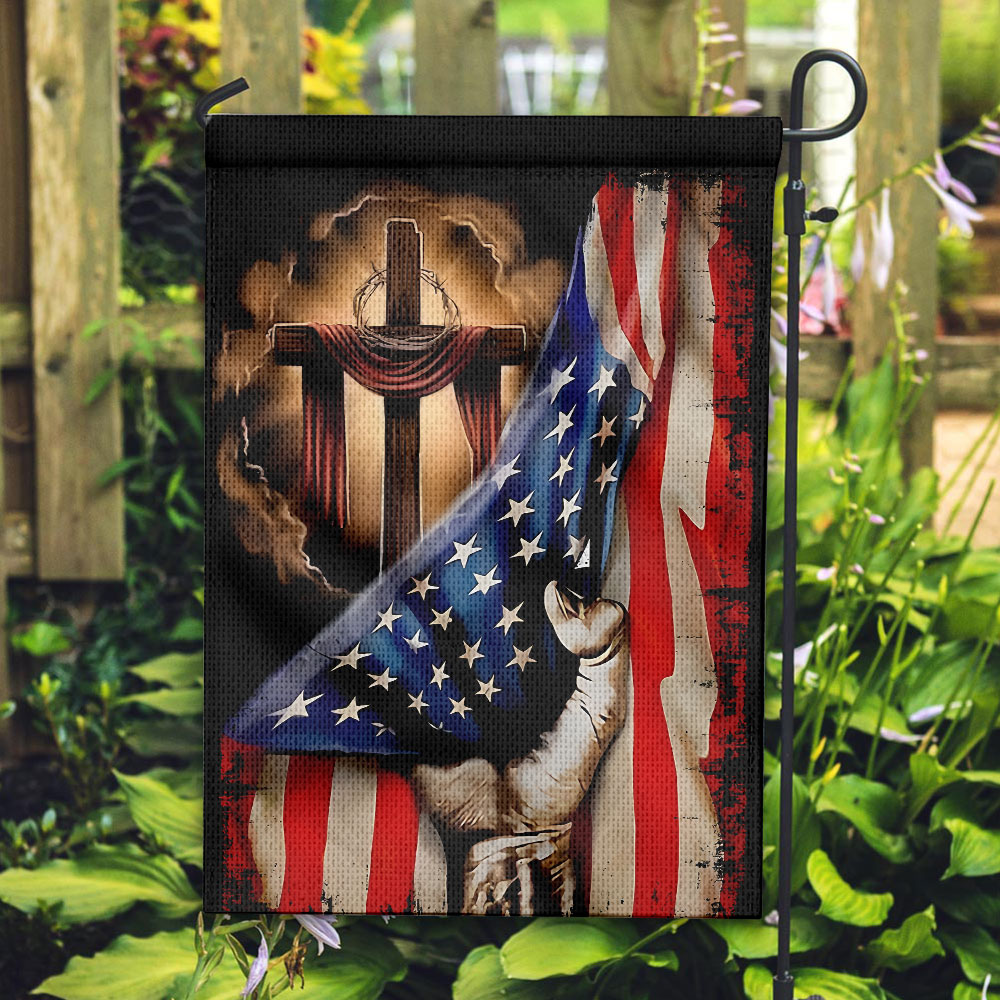 God Bless America Double-side Garden Flag – TANTN 14994
