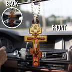 Christian Custom Shape 2-Side Printed Acrylic Car Ornament – HOATT12293