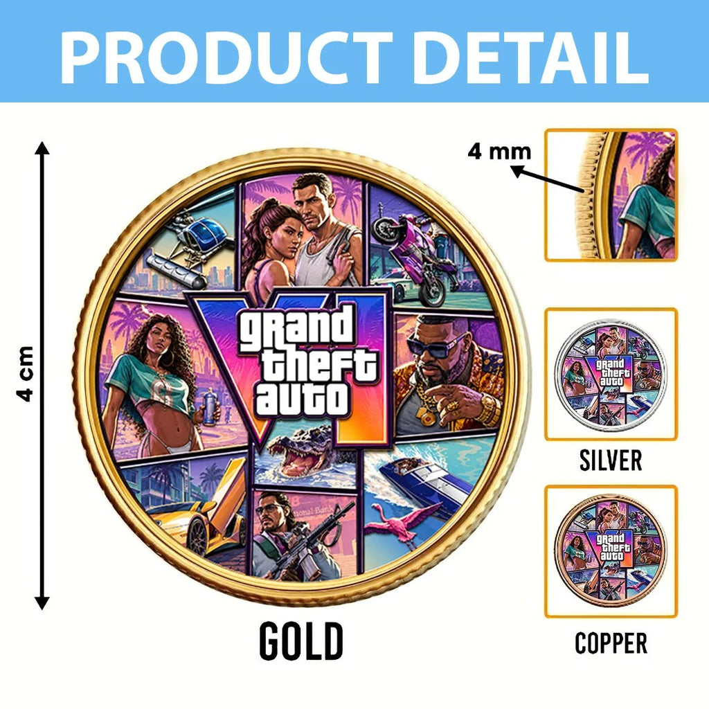 Grand Theft Auto VI Commemorative Coin – GNE8179