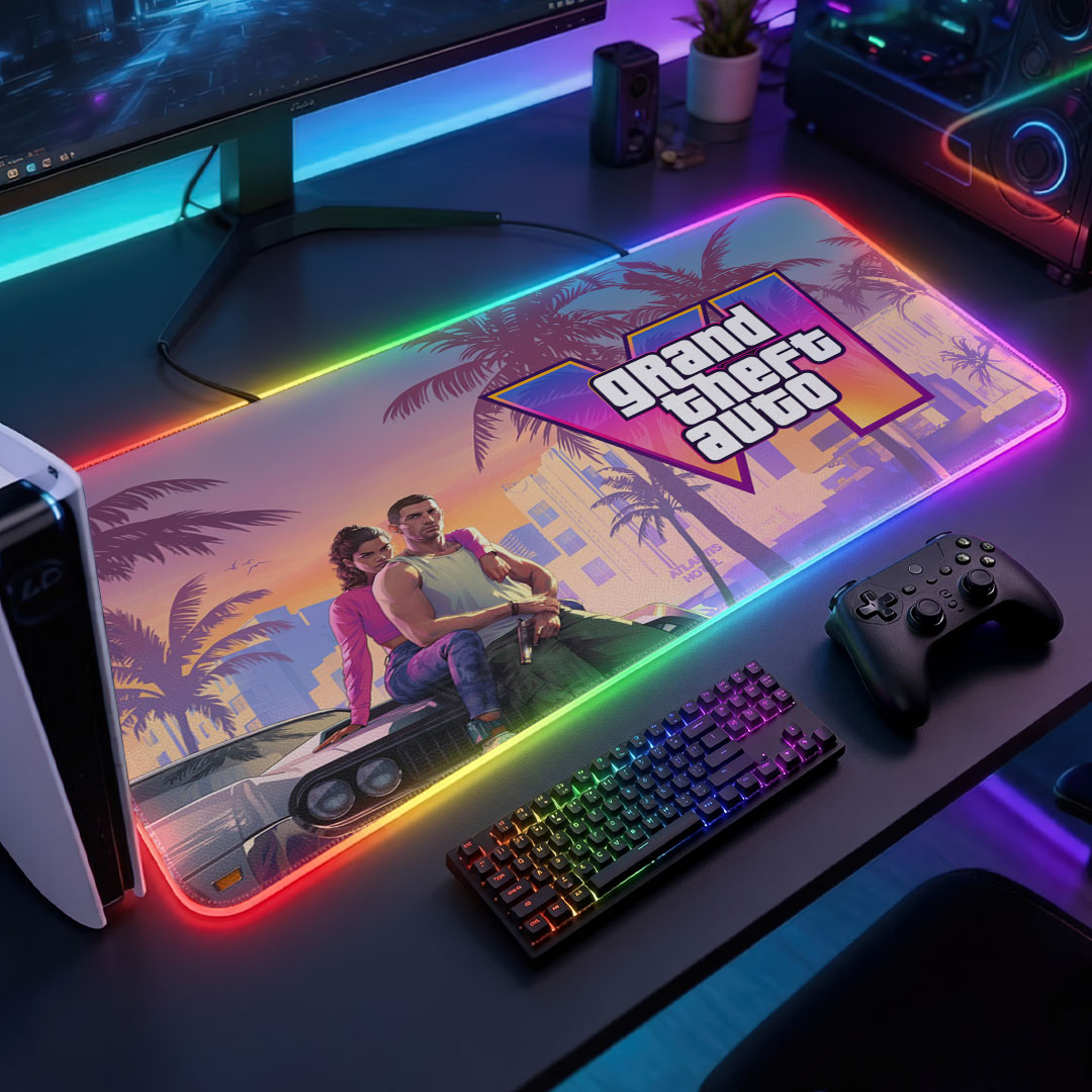 Grand Theft Auto VI Custom Gaming Desk Mat – TMTHU7063