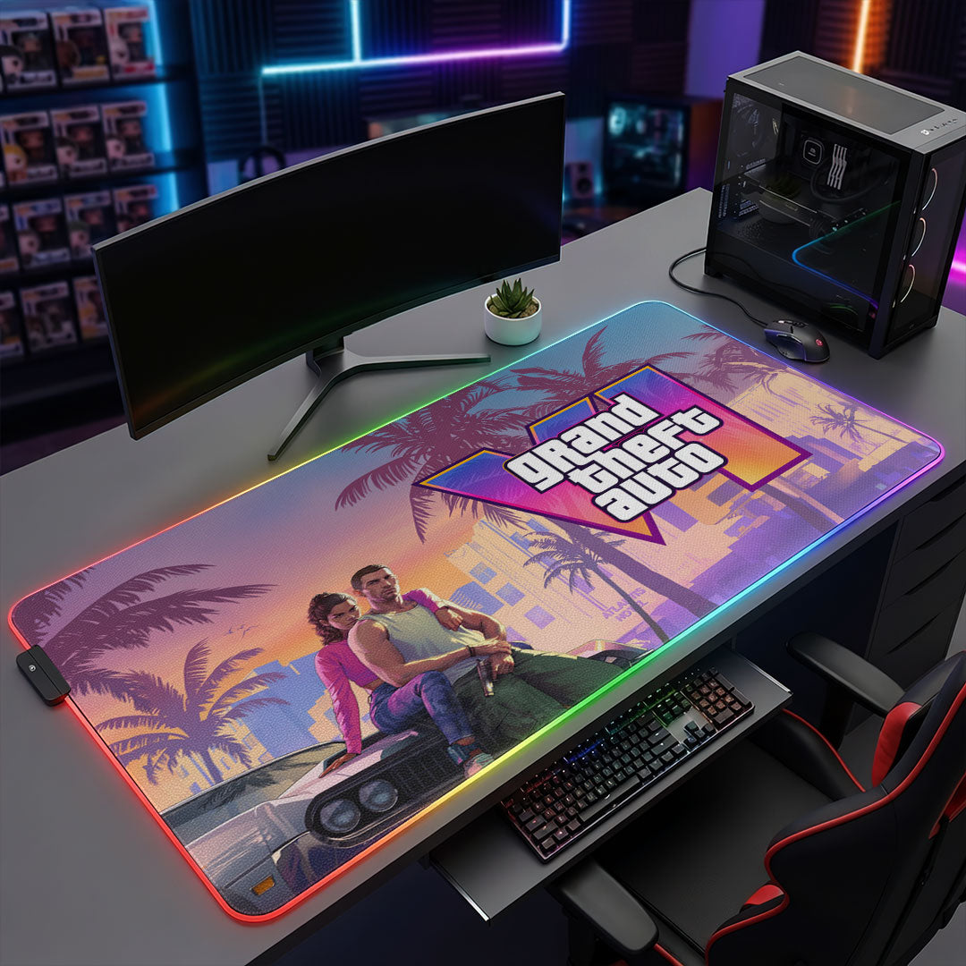 Grand Theft Auto VI Custom Gaming Desk Mat – TMTHU7063