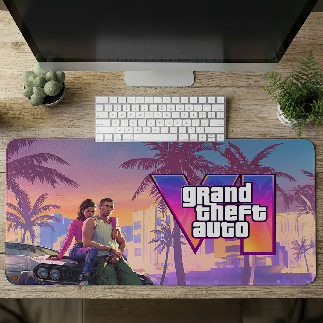 Grand Theft Auto VI Custom Gaming Desk Mat – TMTHU7063