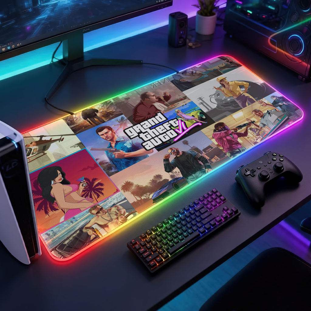 Grand Theft Auto VI Custom Gaming Desk Mat – TMTHU7064