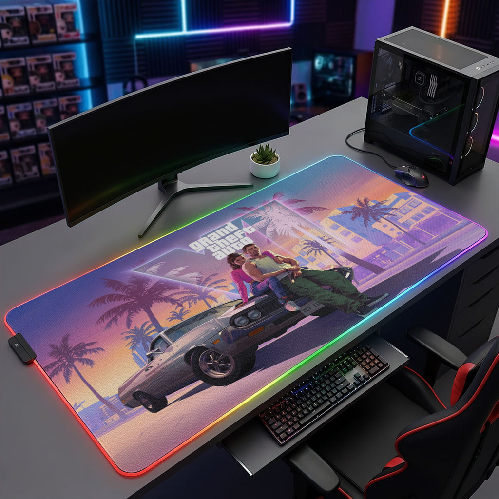 Grand Theft Auto VI Custom Gaming Desk Mat – TMTHU7065