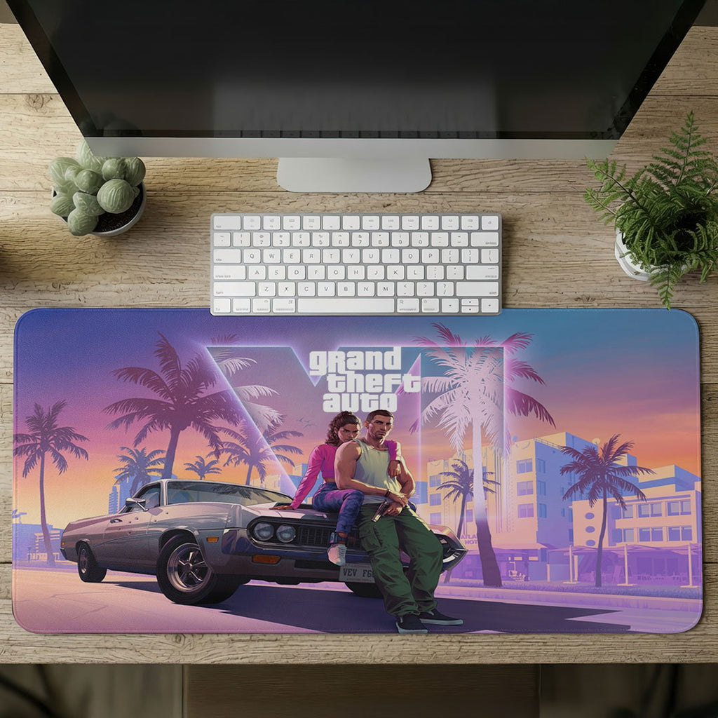 Grand Theft Auto VI Custom Gaming Desk Mat – TMTHU7065