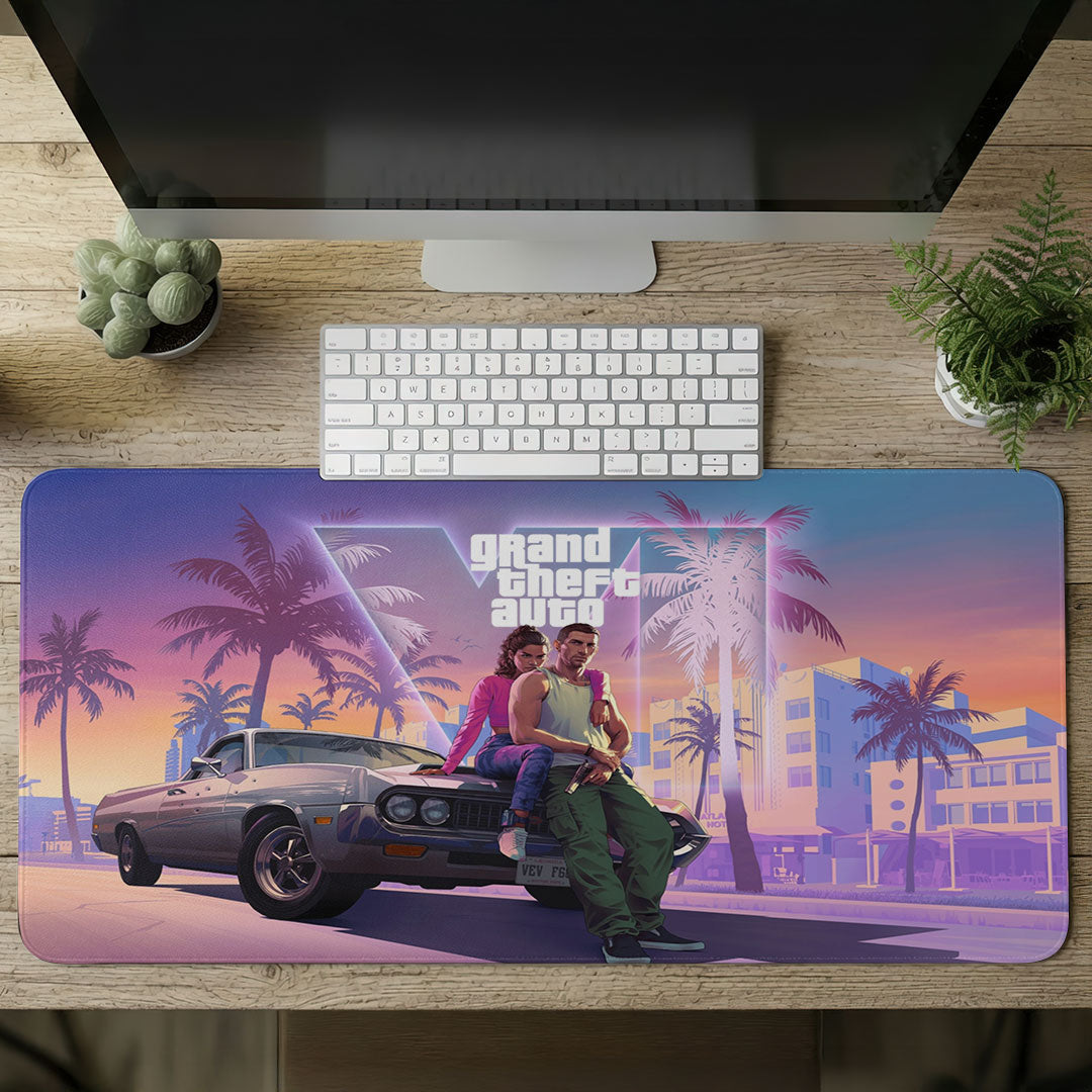 Grand Theft Auto VI Custom Gaming Desk Mat – TMTHU7065