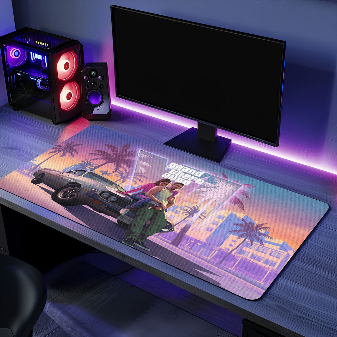 Grand Theft Auto VI Custom Gaming Desk Mat – TMTHU7065