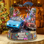 Grand Theft Auto VI Custom Shape Acrylic Plaque – TMTHU10194