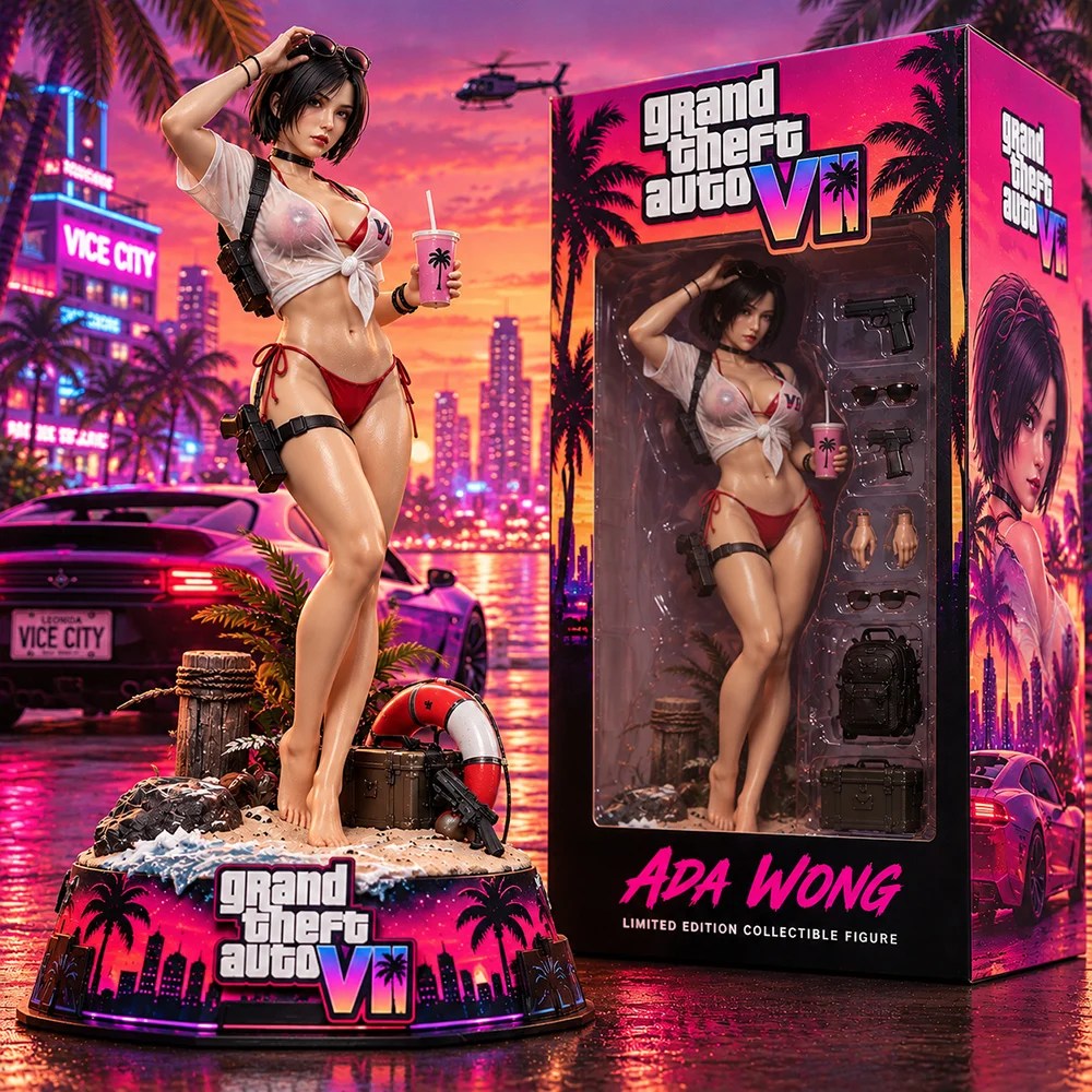 Grand Theft Auto VI x Ada Wong 3D Collectible Vinyl Figure – TANTN26166