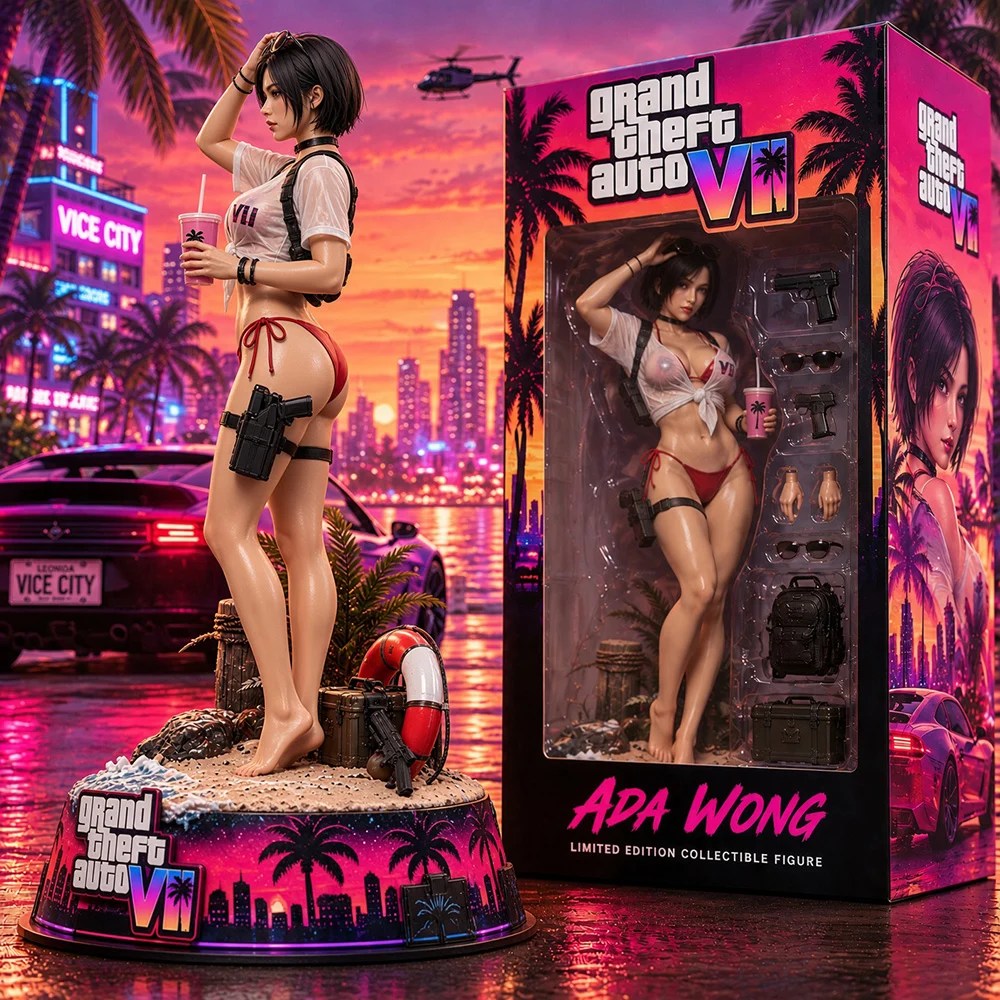 Grand Theft Auto VI x Ada Wong 3D Collectible Vinyl Figure – TANTN26166