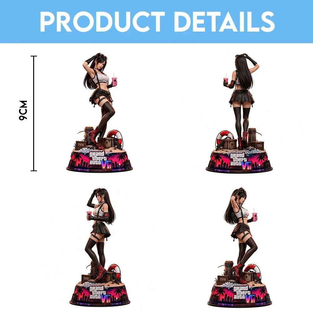 Grand Theft Auto VI x Tifa Lockhart 3D Collectible Vinyl Figure – TANTN26194