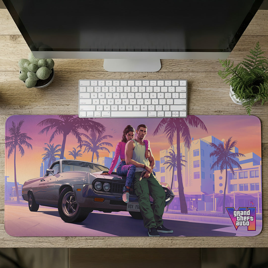 Grand Theft Auto VI Custom Gaming Desk Mat – GNE7187