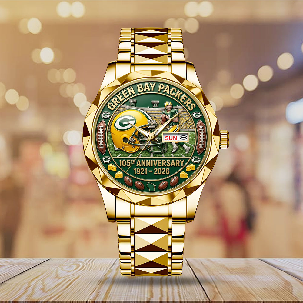Green Bay Packers 105th Anniversary Alloy Luxury Quartz Watch – MAITM14132