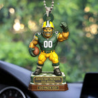 Green Bay Packers 2025 Season Custom shape 2-sided Acrylic Car Ornament – HOATT13669