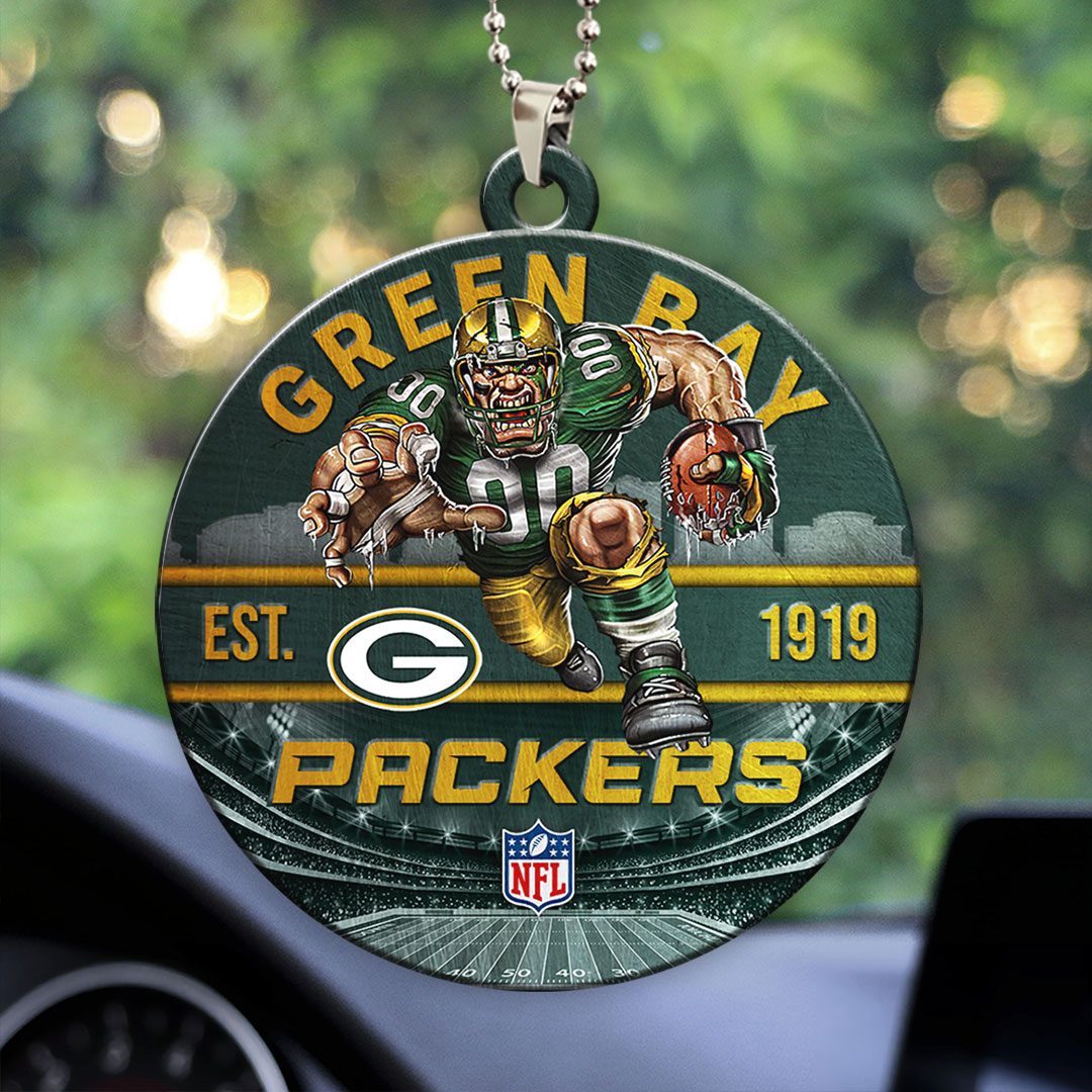 Green Bay Packers Custom shape 2-sided Acrylic Car Ornament – HOATT12907