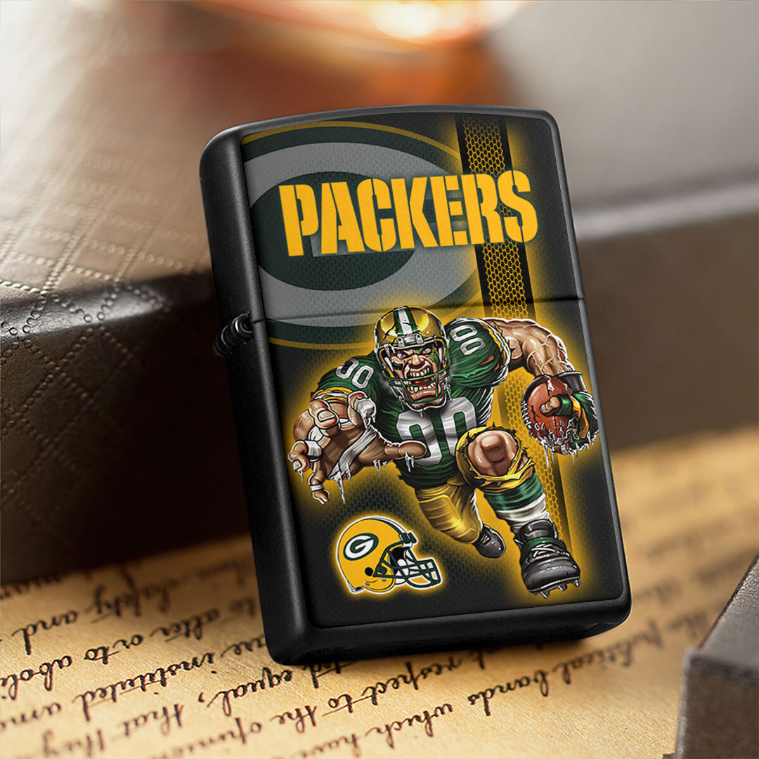 Green Bay Packers Zippo Lighter Case (No Insert) – HOATT13007
