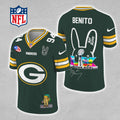 Green Bay Packers x Bad Bunny 3D Football Jersey – MAITM13310