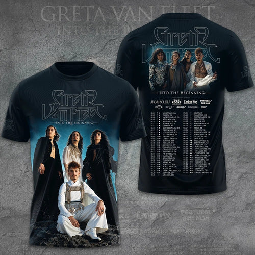 Greta Van Fleet Tour 2027 3D Apparel – GNE9069