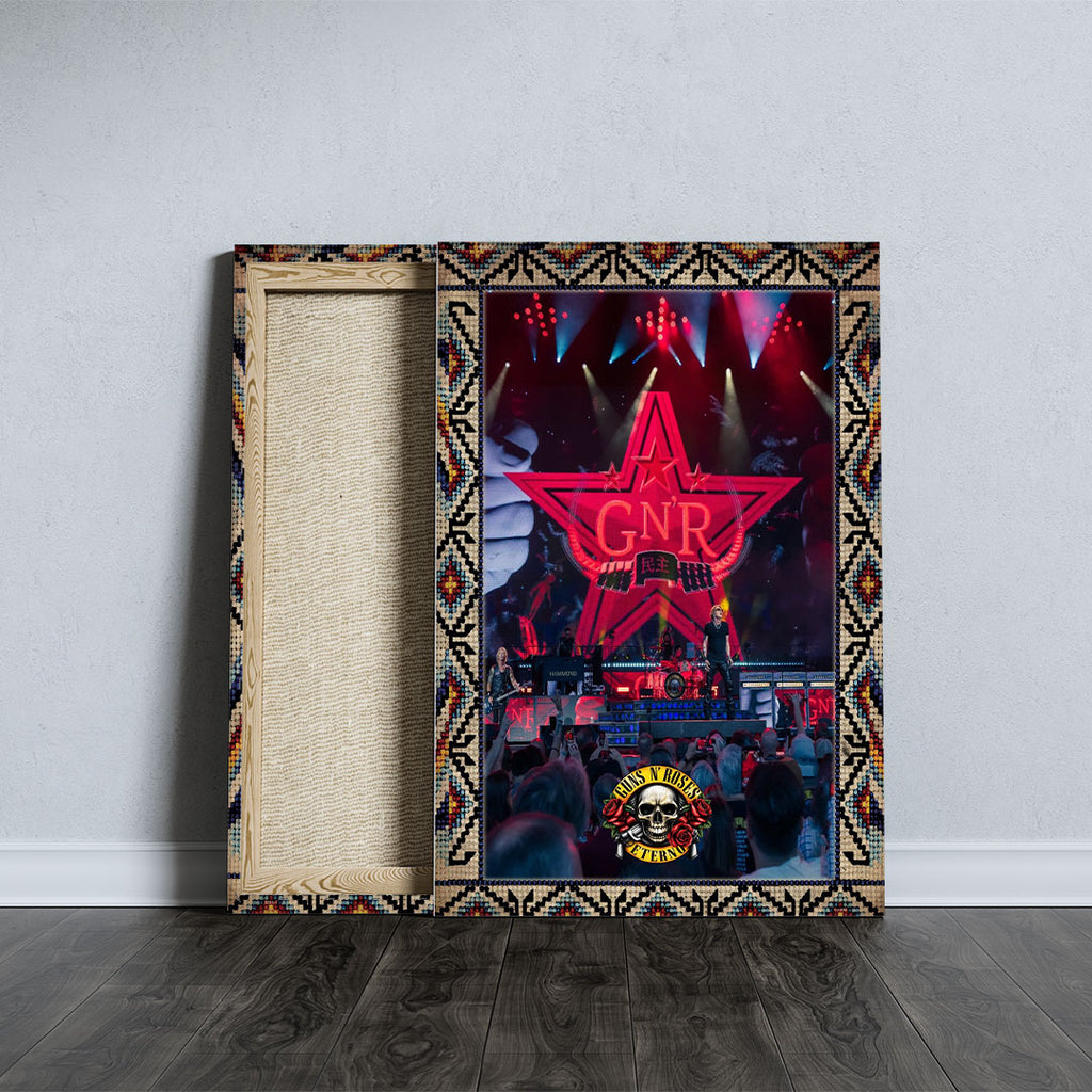 Guns N' Roses 2026 Rectangle Canvas With Inner Frame – GNE8046