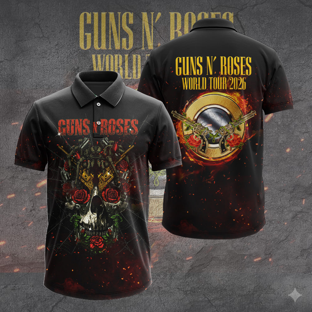 Guns N' Roses Tour 2026 3D Apparel – GNE6041