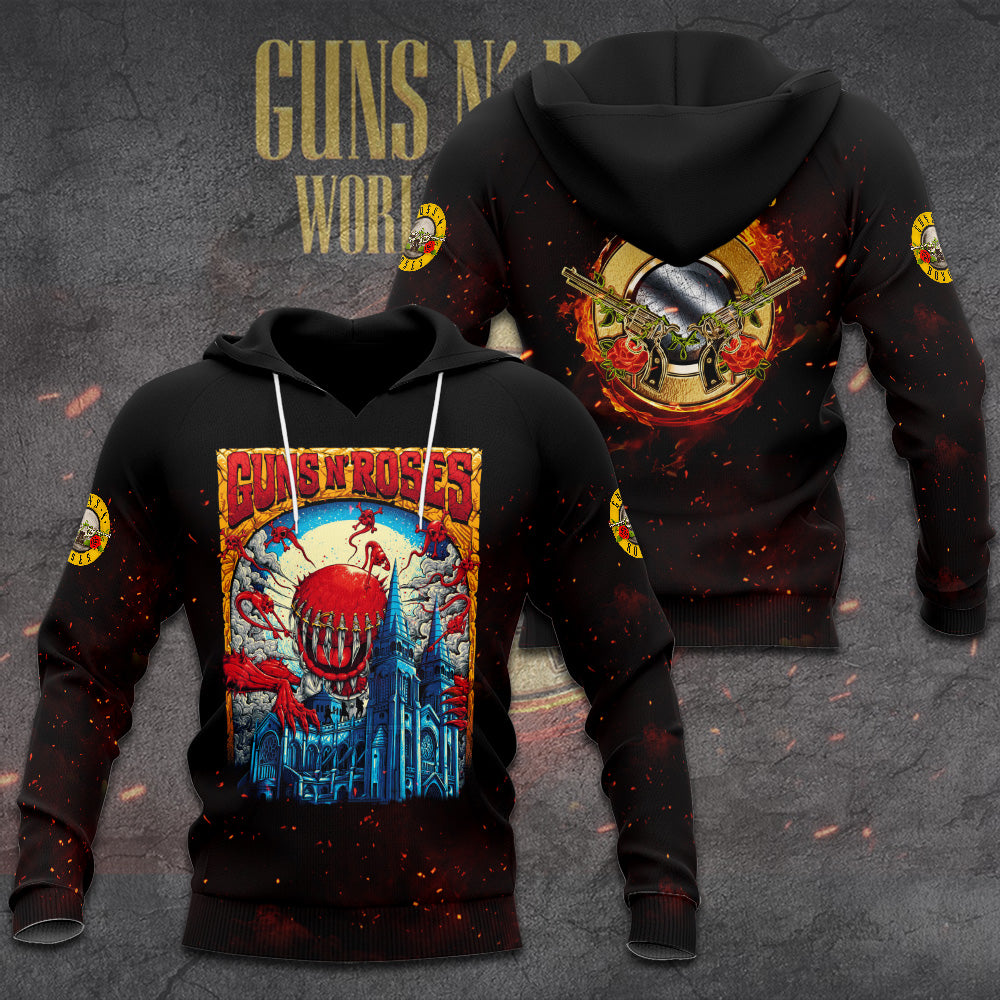 Guns N' Roses Tour 2026 3D Apparel – GNE6327